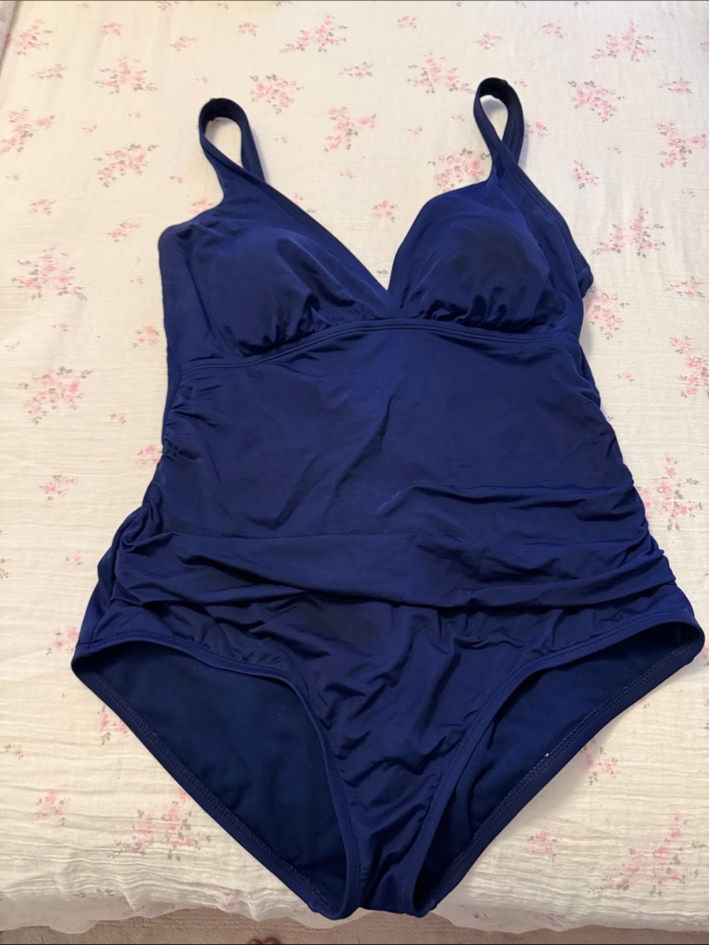 Jantzen Navy Blue One-Piece Swimsuit